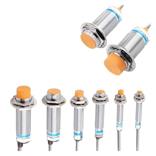 M8 M12 M18 M30 Induktiver Näherungsschalter Sensor Erfassungsabstand 1/2 2/4 5/8 8/10mm NPN PNP NO NC DC 3-Draht 6-36V(LJ18A3-8,AC NO) von WTKYNULE