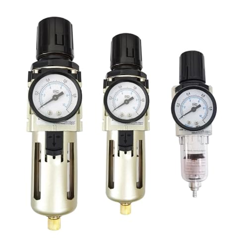 Pneumatischer Luftdruckregler AW2000-02 AW3000-03 AW4000-04 Kompressor-Luftfilter-Controller Ölabscheider-Abtropfgerät(AW2000-02 PC10-02,Fiber Filter) von WTKYNULE