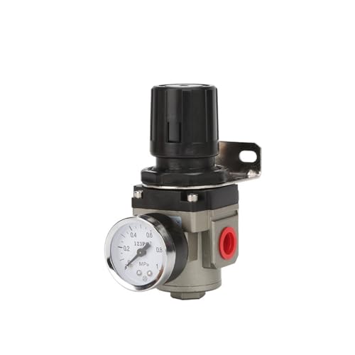 Pneumatisches Druckregelventil Gas AR2000-02 Luftdruckregelventil AR3000-03 Druckminderventil AR4000-04(AR3000-03(with8mmstraightconnector)) von WTKYNULE