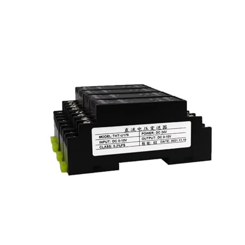 Temperaturkonverter Pt100/Pt1000 Eingang 4-20 mA/0-10 V/0-5 V RTD-Temperaturtransmitter Signaltrennkonverter(NI1000-60-150C_DC 0-5V OUTPUT_DC24V) von WTKYNULE