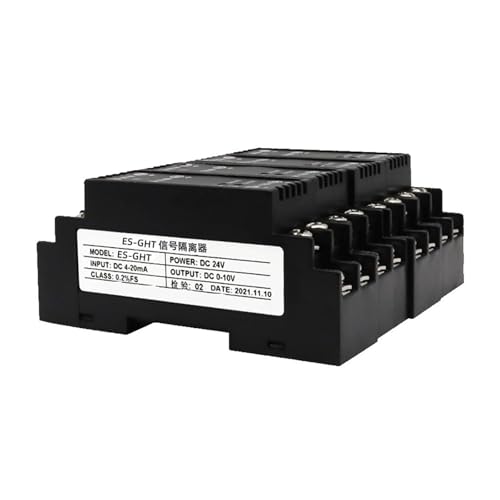 Thermoelement-zu-4-20-mA-0-5-V-Konverter, Temperatursignalisolator, RTD/TC-Konverter, DIN-Schienenmontage(K -180-1372C INPUT_OUTPUT 0-20MA_DC24V) von WTKYNULE