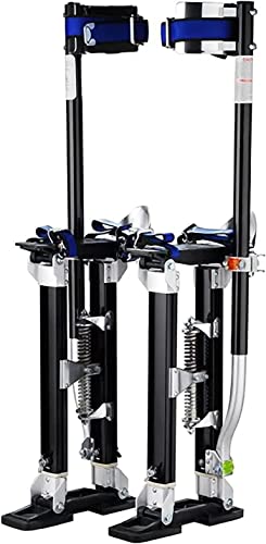 WTLONBF Trockenbau-Stelzen, professionelle 24"-40" Trockenbau-Stelzen für Gipskartonplatten oder Reinigung für Maler-Tape-Arbeitsstelzen, verstellbares Aluminium-Werkzeug, schwarz von WTLONBF