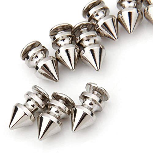 10 x Kupfer 8 x 12 mm Silber Killernieten Spitz Nieten Punk Ziernieten Schraubnieten Kleidung Nieten 10 x Kupfer 8 x 12 mm Silber Killernieten Spitz Nieten Punk Ziernieten Schraubnieten Kleidung Nieten von WTMLK