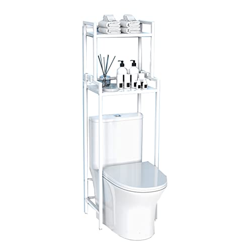 WTMY Badezimmer-Aufbewahrungsregal, Waschmaschinen-Aufbewahrungsrahmen für über der Toilette stehendes Aufbewahrungsregal, 2/3-stufiger Organizer, freistehendes Regal, platzsparend von WTMY