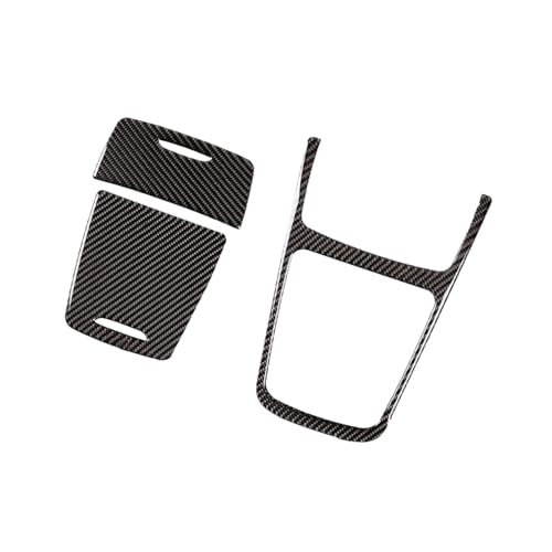 WTNZBAEM for Mercedes Benz A GLA CLA Klasse W176 X156 C117 Car Center Control Panel Zigarettenanzünder/Aufbewahrungsbox Carbon Fiber Cover Trim(A-B-C no Color) von WTNZBAEM