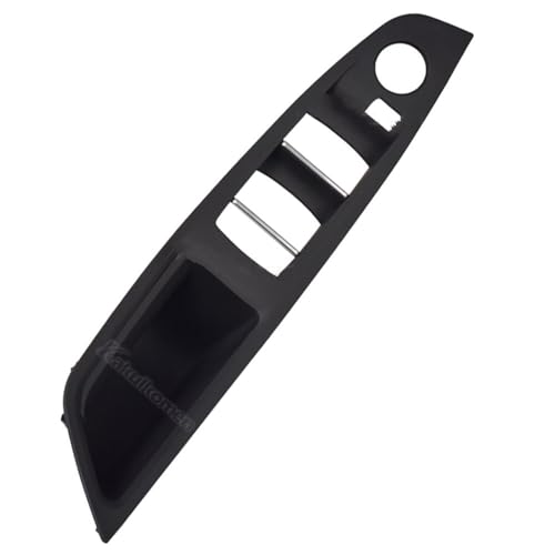 WTXXGQ Vorne Innentürgriff Für 5 Series F10 F11 Linkslenker LHD Beige Schwarz Auto Innentürgriff Panel Pull Trim Abdeckung Türgriff Innen Rechts(Black-RHD) von WTXXGQ