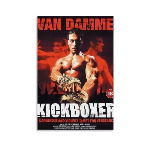 WTZRFV Kickboxer 1989 Motivierende Wandkunst, inspirierende Poster, Druck, Leinwand, Zuhause, Wohnzimmer, Schlafzimmer, Dekoration, moderne Designs, ungerahmt, 40 x 60 cm WTZRFV Kickboxer 1989 Motivierende Wandkunst, inspirierende Poster, Druck, Leinwand, Zuhause, Wohnzimmer, Schlafzimmer, Dekoration, moderne Designs, ungerahmt, 40 x 60 cm von WTZRFV