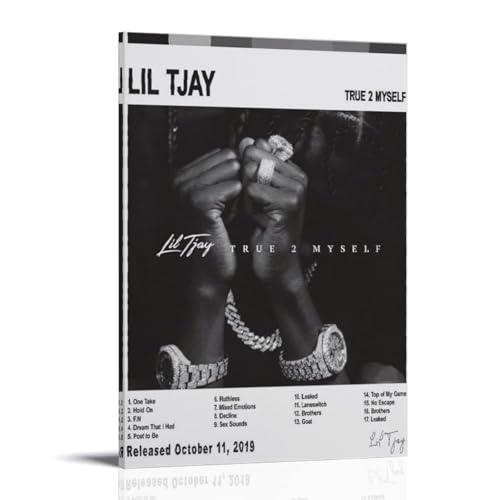 WTZRFV Lil Tjay True 2 MyselfMotivierende Wandkunst, inspirierender Poster, Druck, Leinwand, Zuhause, Wohnzimmer, Schlafzimmer, Dekor, moderne Designs, Rahmenstil, 60 x 90 cm WTZRFV Lil Tjay True 2 MyselfMotivierende Wandkunst, inspirierender Poster, Druck, Leinwand, Zuhause, Wohnzimmer, Schlafzimmer, Dekor, moderne Designs, Rahmenstil, 60 x 90 cm von WTZRFV