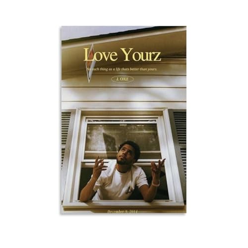 WTZRFV Love Yourz by J. ColeMotivierende Wandkunst, inspirierende Poster, Druck, Leinwand, Zuhause, Wohnzimmer, Schlafzimmer, Dekoration, moderne Designs, ungerahmt, 20 x 30 cm WTZRFV Love Yourz by J. ColeMotivierende Wandkunst, inspirierende Poster, Druck, Leinwand, Zuhause, Wohnzimmer, Schlafzimmer, Dekoration, moderne Designs, ungerahmt, 20 x 30 cm von WTZRFV