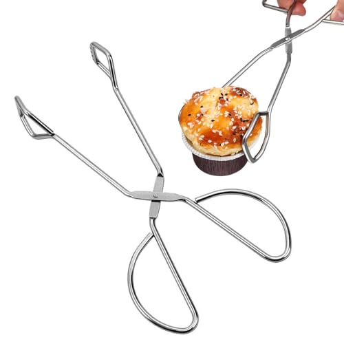 WTpin 1 Stück Küchenscherenzange aus Edelstahl, Kochen Grillzange Schere, Edelstahl Scherenzange, für Küche Grillen Kochen und Backen von WTpin