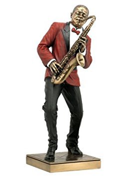 WU Saxophon Player Statue Figur Jazz Band Collection by von WU