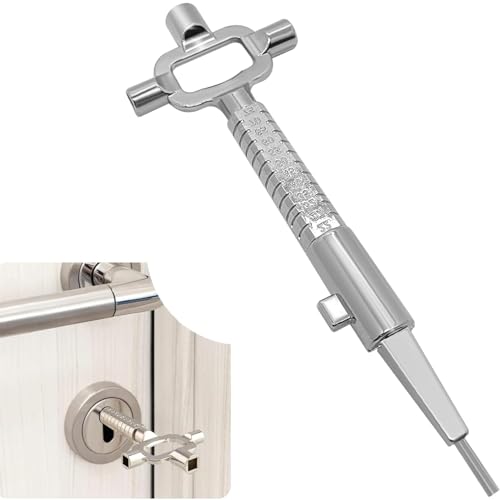 WUBAYI Professioneller Zylinderlehre & Nockendreher | Universelles Schlosserwerkzeug zur Schlosskörper-Messung, Einstellung und Prüfung - Essenzielles Reparaturwerkzeug von WUBAYI