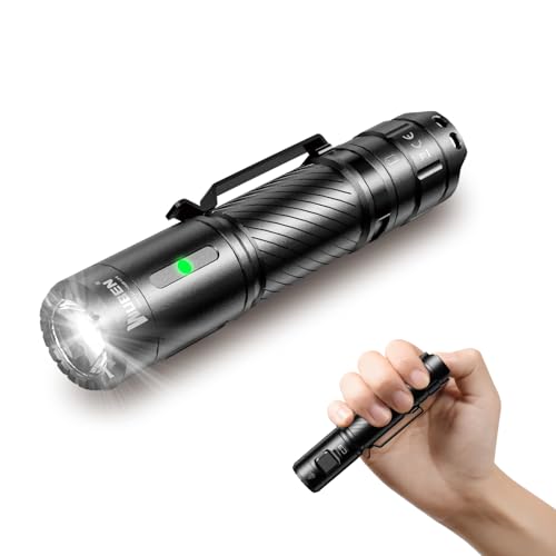WUBEN C3 LED Taschenlampe Extrem Hell USB C Aufladbar 1200 Lumen IP68 Wasserdicht mit 6 Modi Taktische Handheld klein Taschenlampe für Outdoor Camping Wandern Notfall von WUBEN