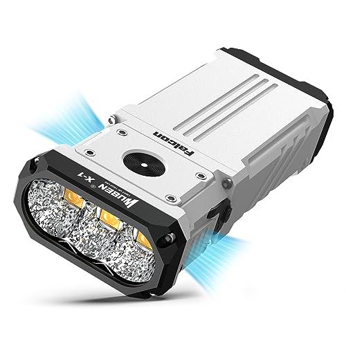 WUBEN X1 LED Taschenlampe 12000 Lumen, Extrem Helle Taschenlampe Type-C Wiederaufladbare EDC Tourch, 3 XHP 70.2 6000K Mit Holster, 7 Licht Modi Kühlung, Für Wandern Erkundung Campin Notfall WUBEN X1 LED Taschenlampe 12000 Lumen, Extrem Helle Taschenlampe Type-C Wiederaufladbare EDC Tourch, 3 XHP 70.2 6000K Mit Holster, 7 Licht Modi Kühlung, Für Wandern Erkundung Campin Notfall von WUBEN