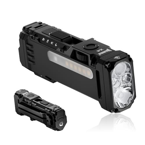 WUBEN X4 Mini LED Taschenlampe mit RGB Licht, Klein Taschenlampe Aufladbar 1500 Lumens, EDC Taktische Taschenlampe IP68 Flashlight Torch für Camping, Mitgebsel, Notfäll WUBEN X4 Mini LED Taschenlampe mit RGB Licht, Klein Taschenlampe Aufladbar 1500 Lumens, EDC Taktische Taschenlampe IP68 Flashlight Torch für Camping, Mitgebsel, Notfäll von WUBEN