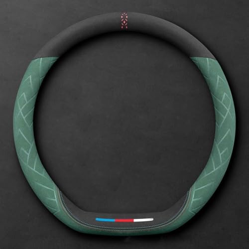 WUCHENGHH Auto Lenkradbezug für Hyundai Genesis Coupe 2009-2016, Mikrofaser Leder Lenkradhülle Lenkradschutz Lenkrad Abdeckung Anti Rutsch Atmungsaktiv Zubehör,A/D~Type-C/Green WUCHENGHH Auto Lenkradbezug für Hyundai Genesis Coupe 2009-2016, Mikrofaser Leder Lenkradhülle Lenkradschutz Lenkrad Abdeckung Anti Rutsch Atmungsaktiv Zubehör,A/D~Type-C/Green von WUCHENGHH