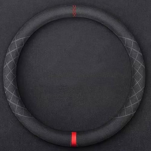 WUCHENGHH Auto Lenkradbezug für KIA NIRO HEV 2023 2024, Mikrofaser Leder Lenkradhülle Lenkradschutz Lenkrad Abdeckung Anti Rutsch Atmungsaktiv Zubehör,B/Round~Type-E/Black~Red WUCHENGHH Auto Lenkradbezug für KIA NIRO HEV 2023 2024, Mikrofaser Leder Lenkradhülle Lenkradschutz Lenkrad Abdeckung Anti Rutsch Atmungsaktiv Zubehör,B/Round~Type-E/Black~Red von WUCHENGHH