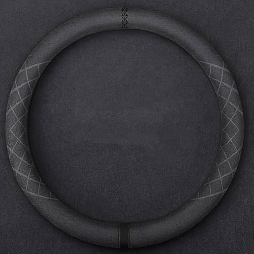 WUCHENGHH Auto Lenkradbezug für Land Rover Discovery 3 2004-2009, Mikrofaser Leder Lenkradhülle Lenkradschutz Lenkrad Abdeckung Anti Rutsch Atmungsaktiv Zubehör,B/Round~Type-A/Black WUCHENGHH Auto Lenkradbezug für Land Rover Discovery 3 2004-2009, Mikrofaser Leder Lenkradhülle Lenkradschutz Lenkrad Abdeckung Anti Rutsch Atmungsaktiv Zubehör,B/Round~Type-A/Black von WUCHENGHH