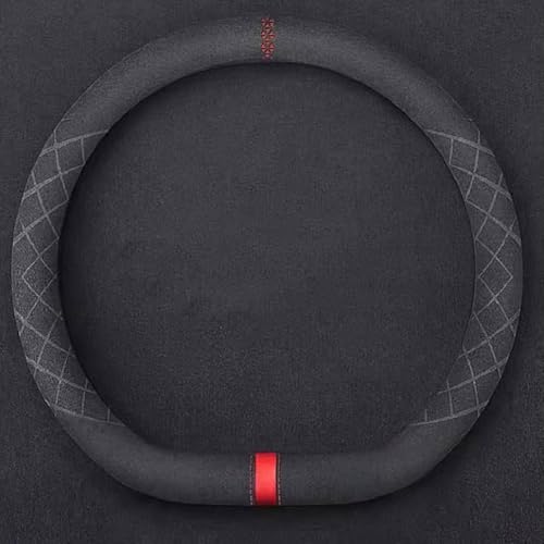 WUCHENGHH Auto Lenkradbezug für Lexus NX, Mikrofaser Leder Lenkradhülle Lenkradschutz Lenkrad Abdeckung Anti Rutsch Atmungsaktiv Zubehör,A/D~Type-E/Black~Red WUCHENGHH Auto Lenkradbezug für Lexus NX, Mikrofaser Leder Lenkradhülle Lenkradschutz Lenkrad Abdeckung Anti Rutsch Atmungsaktiv Zubehör,A/D~Type-E/Black~Red von WUCHENGHH
