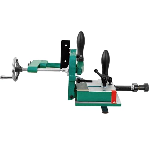 Zapfenschneidlehre für Holzbearbeitung, robuste Tisch-Zapfenschneidlehre, maximale Spannweite 82,5 mm, verstellbares Design, spezielles Zapfenspannwerkzeug, offene Zapfenvorrichtung von WUCIOA