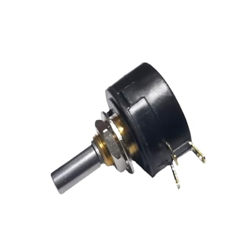 1pc WDD22P1 1k 2k 5k 10k Leitfähiges Pastic Potentiometer WDD22 360 Grad Rotation Ersetzen FCP22E 3Pins 6MM Runde Welle(2K Ohm) von WUDCW