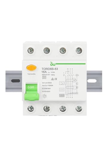 2P 4P 63A Typ B 10KA FI-SCHUTZSCHALTER DC RCD 230V 400V 30mA Fehlerstromschutzschalter Elektrische fahrzeug EV Lade Pile(4P,25A 30mA) von WUDCW