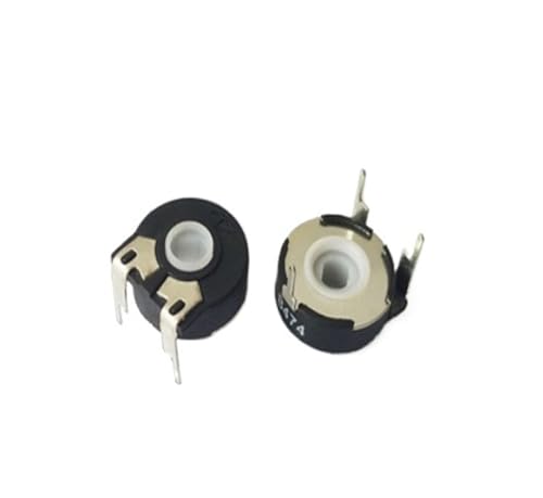 5 Stück Potentiometer PT15 1K 2K 5K 10K 20K 50K 100K 500K Ellipsenloch horizontaler einstellbarer Widerstand(500K-01) von WUDCW
