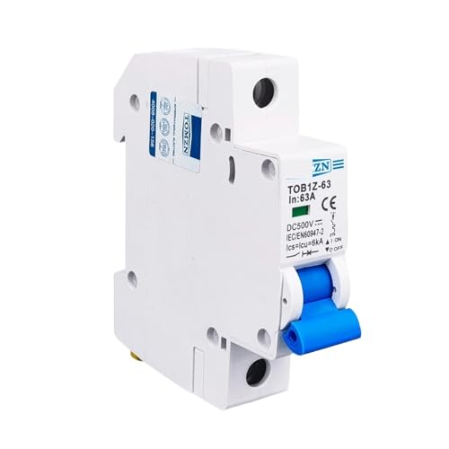 DC MCB 6KA 1P 500V Leistungsschalter 3A 6A 10A 16A 20A 25A 32A 40A 50A 63A Y-Anschluss(50A) von WUDCW