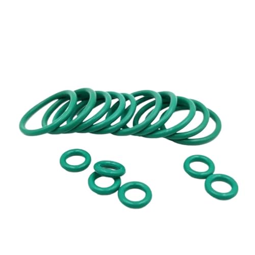 FKM O-Ring CS1 2,0~3,1mm Grün FKM Fluorkautschuk O-Ring Dichtung Isolierung Öl(2.0mm (1set)) von WUDCW