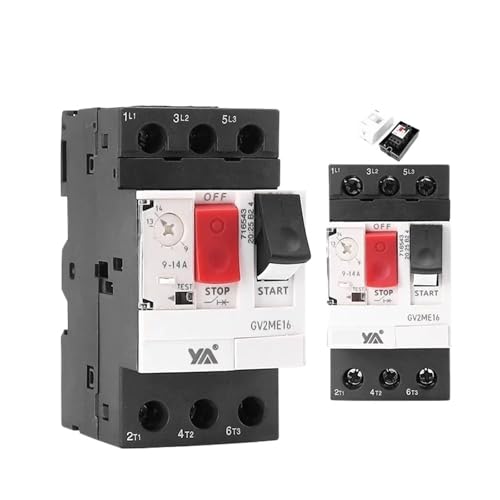GV2ME Motorschutzschalter MPCB Motorstarter Motorschutzschalter Druckknopf 3P Thermomagnetischer Typ(0.25-0.40A) von WUDCW
