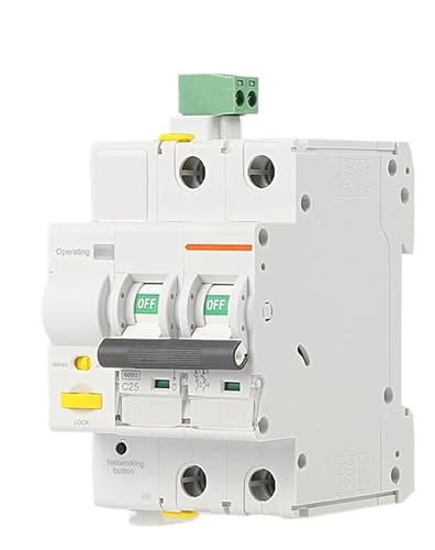 Leistungsschalter MCB Smart Life Fernbedienung Kurzschlussschutz Zeitgesteuert 2P 16A 25A 32A 40A 63A EKR3(2P,63A) von WUDCW