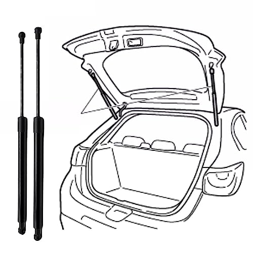 WUDIJING 2 Stück Heckklappe Stoßdämpfer Kofferraum für BMW i3 I01 I 2013-2022, Gasdruckdämpfer Kompressionsfedern Ersatzteil Gasfeder Heckklappe Kompatibel von WUDIJING