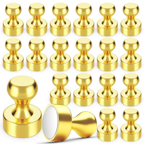 20Pcs Gold Refrigerator Magnets, Strong Magnets for Whiteboard, Magnets Fridge, Fridge Magnets Adults, Small Strong Magnets for Kitchen, Office, Classroom, Locker 20Pcs Gold Refrigerator Magnets, Strong Magnets for Whiteboard, Magnets Fridge, Fridge Magnets Adults, Small Strong Magnets for Kitchen, Office, Classroom, Locker von WUDIME