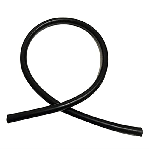 Schutzkabel 50 cm hitzebeständiges weiches Kabel 8 AWG Hochtemperatur-200 Grad kältebeständiger Silikondraht Rot Schwarz Blau Farbdraht Erdungskabel (Color : Black wire, Size : 8 AWG (8.3mm2)) von WUDOLI