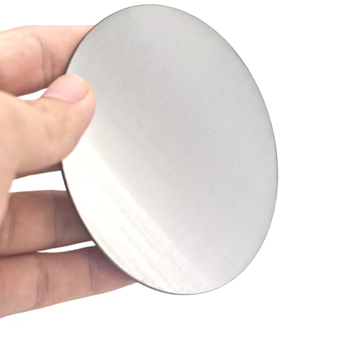WUDOLI 0,5 mm Edelstahlplatte, runde Blechplatten Arbeitsplatte(20mm) von WUDOLI
