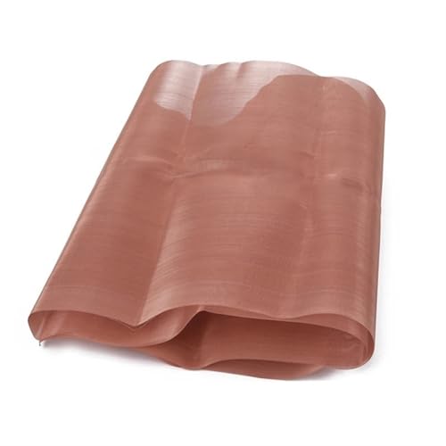 WUDOLI 10 Mesh 200 Mesh Kupfergewebe-Abschirmgewebefilter – Premium-Kupfersieb for Trockensiebung und Signalabschirmung Industrie(40 mesh 15x50cm) von WUDOLI
