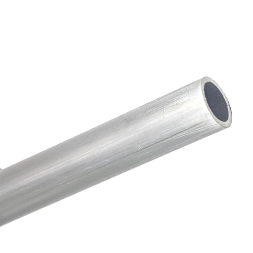 WUDOLI 300 mm langes, rundes 6061-Aluminiumrohr, metrische Größe 3 mm bis 11 mm, for Experimente und Projekte Industrie(6 x 1.5mm) von WUDOLI