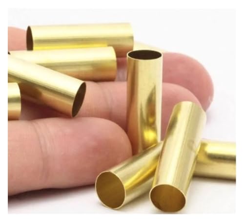 WUDOLI 3000 Stück Messingrohre 0,2 mm 0,4 mm Wandstärke 1 mm 12,5 mm Außendurchmesser 2 mm Länge dünnwandiges Messingrohr mit kleinem Durchmesser Industrie(OD 11 x ID 10.4mm) von WUDOLI