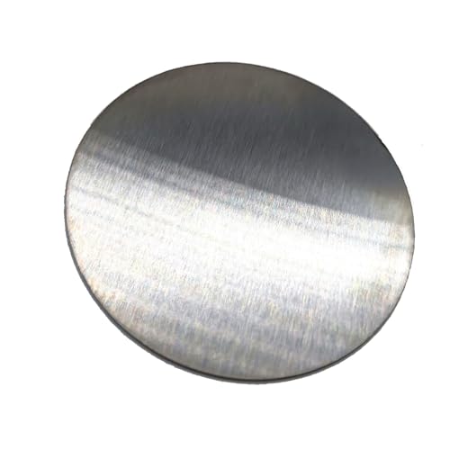 WUDOLI 304 Scheibenplatte Edelstahl Kreisplatte SS304 Kreisförmige Flachplatte Runde korrosionsbeständige Scheibenplatte Arbeitsplatte(2.0mm x 200mm) von WUDOLI