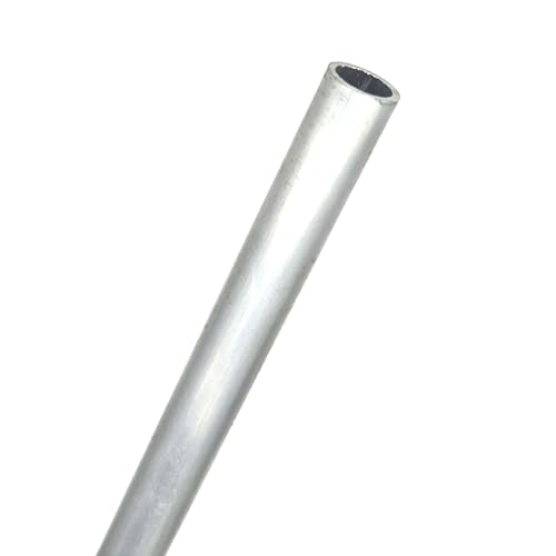 WUDOLI 4 Stück 950 mm lange, runde Rohre aus 6063-Aluminiumlegierung, Außendurchmesser 18 mm, 19 mm, 20 mm, 21 mm, 22 mm, for Kleiderschrankhalterungen und Heimwerkerarbeiten Industrie(21x17mm) von WUDOLI