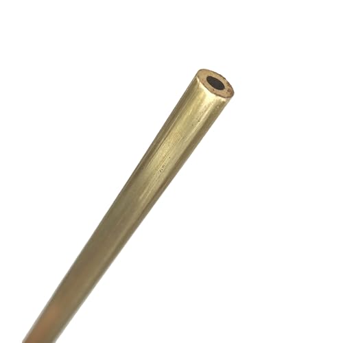 WUDOLI 5 stücke Messing Rohr DIY Runde Rohr Durchmesser 4mm Metall Messing Nahtlose Gerade Schläuche Industrie(200mm 4x3mm) von WUDOLI