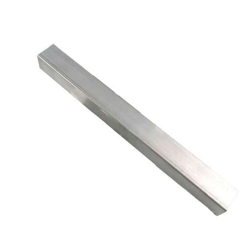 WUDOLI 500 mm Länge, Vierkantrohr aus Aluminiumlegierung 6063, 10 mm x 10 mm, 60 mm x 60 mm, flaches rechteckiges Rohr for strukturelle Zwecke Industrie(20x20x1.5mm) von WUDOLI