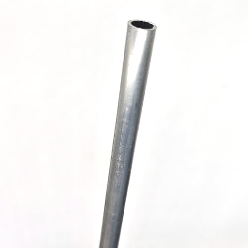WUDOLI 500 mm Länge Aluminium-Rundrohr Gerüststangen Blasrohr 3 mm bis 10 mm for vielseitige Anwendung Industrie(8x3mm) von WUDOLI