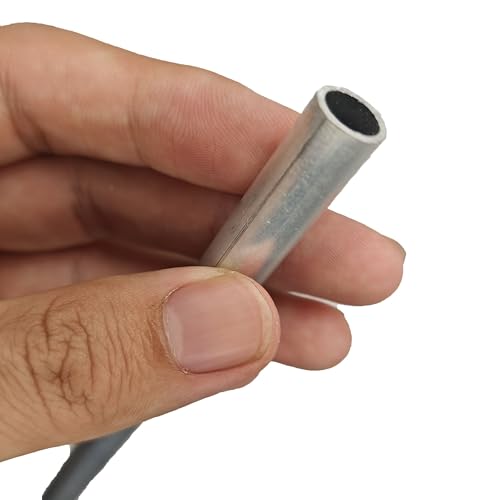 WUDOLI 6061 Aluminium-Rundrohr, robustes gerades Aluminiumrohr mit dünner, dicker Wand for Klettergerüst, Trampolin und Schaukel Industrie(OD 28mm ID 18mm 500mm) von WUDOLI