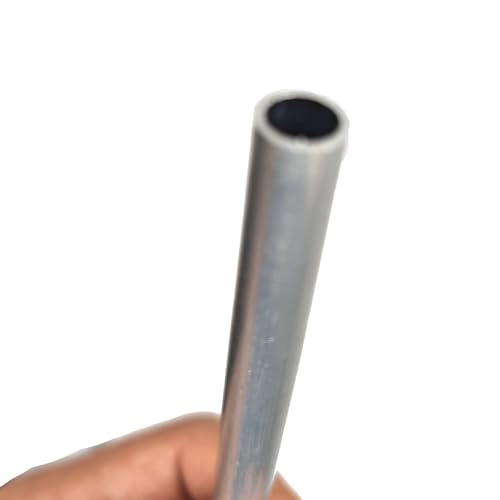 WUDOLI 6061 Aluminiumlegierungsrohr, 3 mm dickes, gerades, rundes Rohr for die Herstellung von Kondensator- und Verdampferkomponenten Industrie(49cm OD 8 x ID 2mm) von WUDOLI