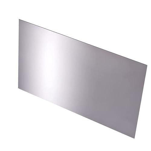 WUDOLI Doppelseitiger Spiegel Oberflächenpolieren Finish Edelstahlplatte Spiegel 8k Oberfläche 304 Blatt Arbeitsplatte(100x100x0.5mm) von WUDOLI