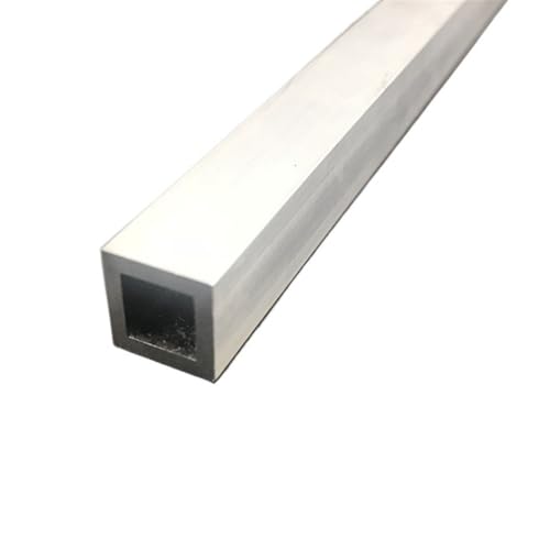 WUDOLI Rechteckiges Aluminiumrohrprofil 6063 Aluminiumlegierung Vierkantrohr 15x40x2mm 15x50x1,2mm 16x16x1mm 18x18x1mm Industrie(500mm x 20mm x 20mm x 1mm) von WUDOLI
