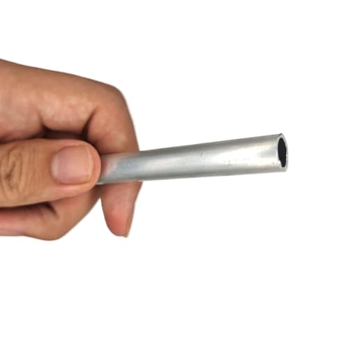 WUDOLI Rostbeständige Gerüststange aus Aluminium-Rundrohr for Kunststoff-Getriebereifen und for Aufhängen von Handtüchern Industrie(100mm 40x10.5mm) von WUDOLI