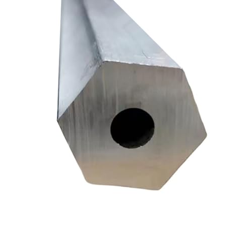 WUDOLI Sechseckiges Aluminiumrohr 6063 Sechseckiger Schlauch DIY Modell Materialwissenschaft Länge 24 cm 49 cm Industrie(49cm x S 30 x D 22mm) von WUDOLI