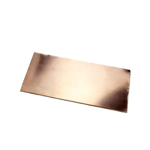 WUDOLI flaches Blech 1Pcs Beryllium Bronze Sheet Plate Length 100mm 200mm Cutting Thick 0.5mm to 2mm C17200 quadratische Materialien (Size : 100 x 100 x 2.0mm) von WUDOLI